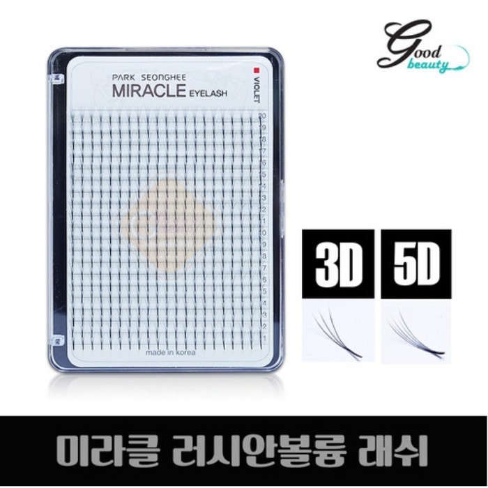 속눈썹모 미라클 대용량 러시안볼륨 래쉬 3D/5D