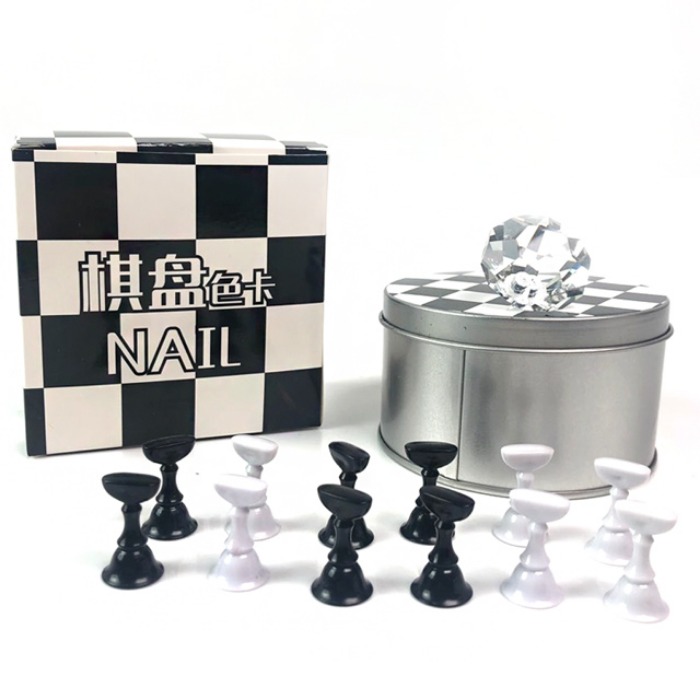 네일 체스 자석팁스탠드 네일차트판