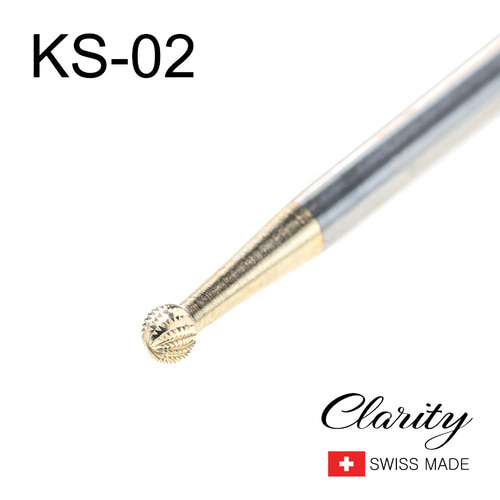 클라리티 비트 KS-02 (지름 2.3mm) (문제성발톱 및 티눈 정밀 제거용 비트)